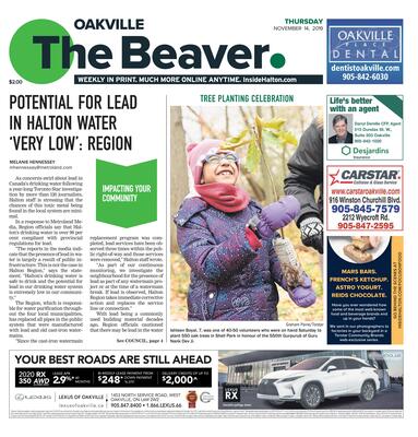 Oakville Beaver, 14 Nov 2019