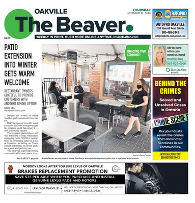 Oakville Beaver, 12 Nov 2020