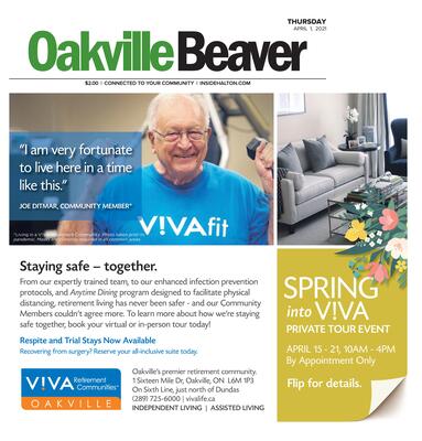 Oakville Beaver, 1 Apr 2021