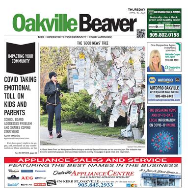 Oakville Beaver, 15 Apr 2021