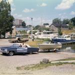 Downtown Oakville Harbour, c1968. A family outing on Lake Ontario