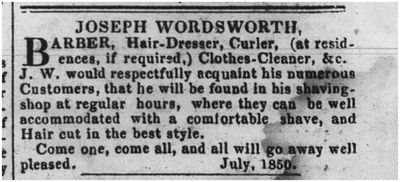 Joseph Wordsworth (business advertisement)