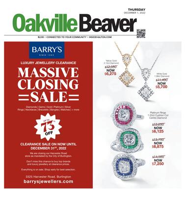 Oakville Beaver, 1 Dec 2022