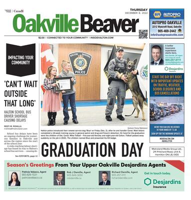 Oakville Beaver, 8 Dec 2022