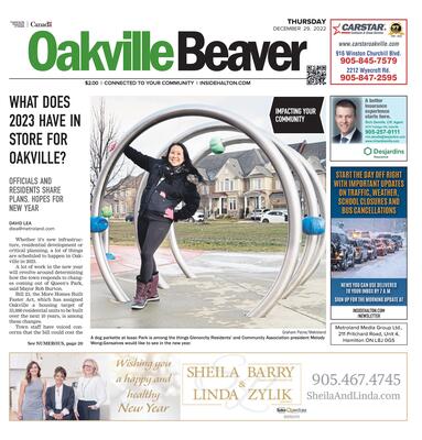 Oakville Beaver, 29 Dec 2022