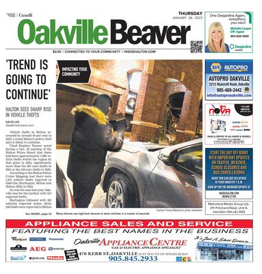 Oakville Beaver, 26 Jan 2023