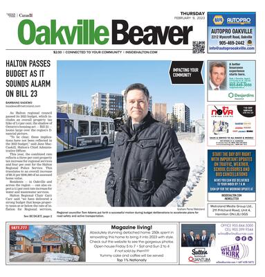 Oakville Beaver, 9 Feb 2023