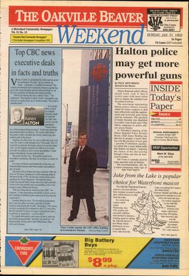 Oakville Beaver, 31 Jan 1993