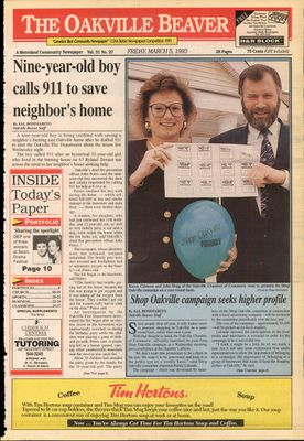 Oakville Beaver, 5 Mar 1993