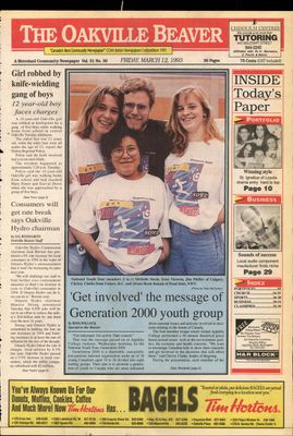 Oakville Beaver, 12 Mar 1993