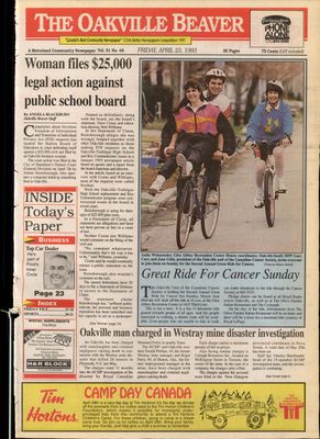 Oakville Beaver, 23 Apr 1993