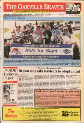 Oakville Beaver, 28 May 1993