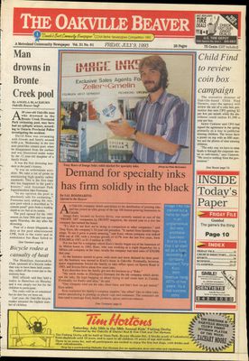 Oakville Beaver, 9 Jul 1993