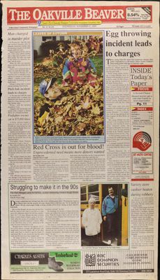 Oakville Beaver, 3 Nov 1993