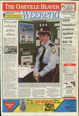 Oakville Beaver, 14 Nov 1993