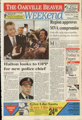 Oakville Beaver, 21 Nov 1993