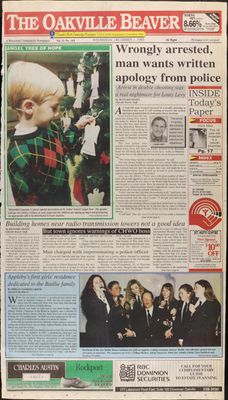 Oakville Beaver, 1 Dec 1993