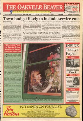 Oakville Beaver, 17 Dec 1993