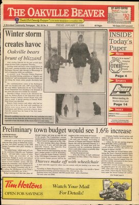 Oakville Beaver, 7 Jan 1994