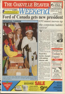 Oakville Beaver, 16 Jan 1994