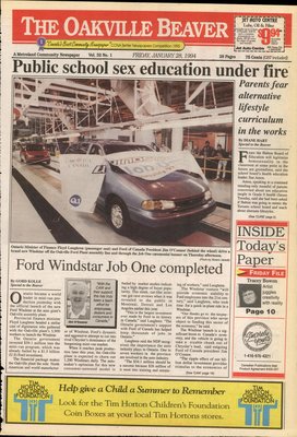 Oakville Beaver, 28 Jan 1994