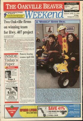 Oakville Beaver, 10 Apr 1994