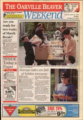 Oakville Beaver, 29 May 1994