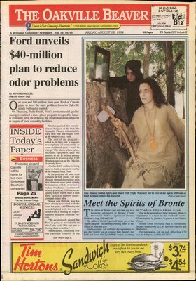 Oakville Beaver, 12 Aug 1994