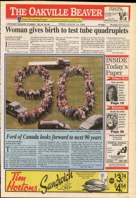 Oakville Beaver, 19 Aug 1994