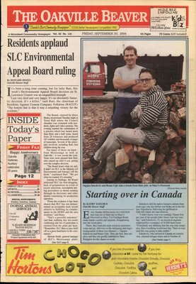 Oakville Beaver, 30 Sep 1994