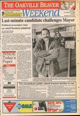 Oakville Beaver, 16 Oct 1994