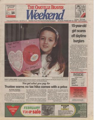 Oakville Beaver, 12 Feb 1995