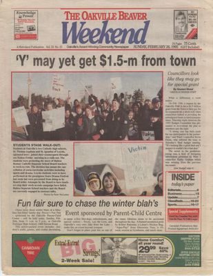 Oakville Beaver, 26 Feb 1995