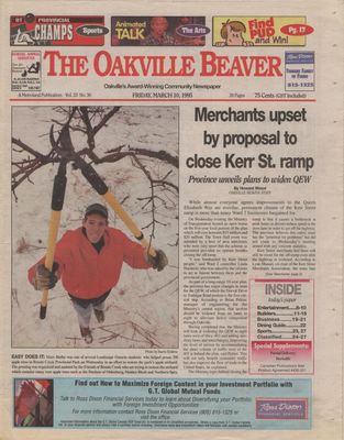 Oakville Beaver, 10 Mar 1995