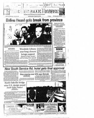 Oakville Beaver, 29 Mar 1995