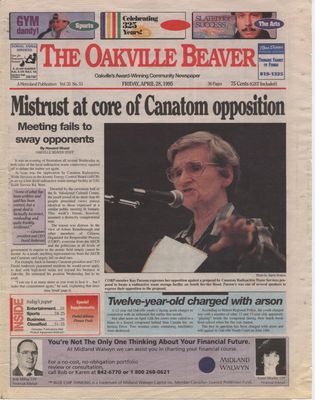 Oakville Beaver, 28 Apr 1995