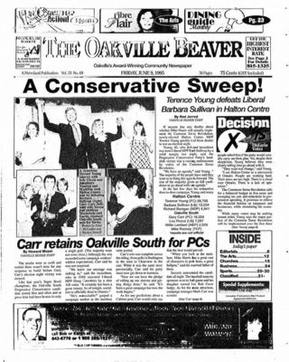 Oakville Beaver, 9 Jun 1995