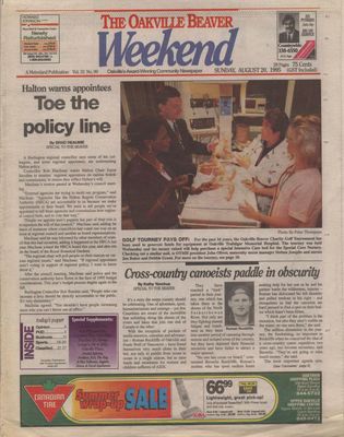 Oakville Beaver, 20 Aug 1995