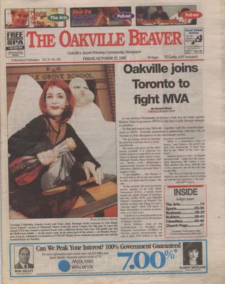 Oakville Beaver, 27 Oct 1995