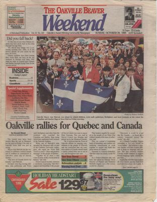 Oakville Beaver, 29 Oct 1995