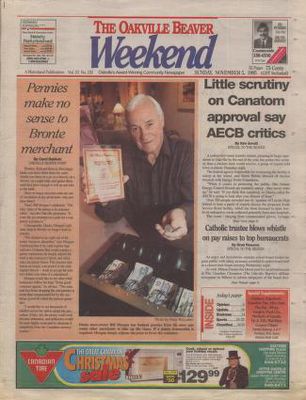 Oakville Beaver, 5 Nov 1995