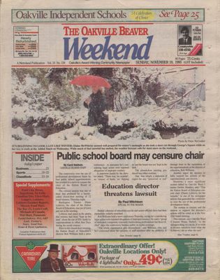 Oakville Beaver, 19 Nov 1995