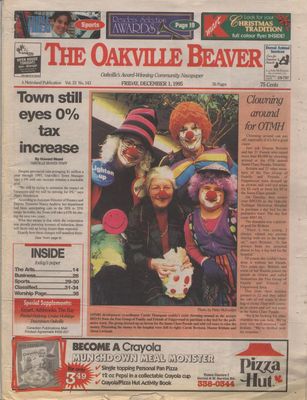 Oakville Beaver, 1 Dec 1995