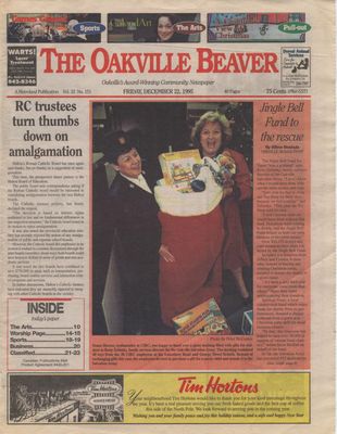 Oakville Beaver, 22 Dec 1995