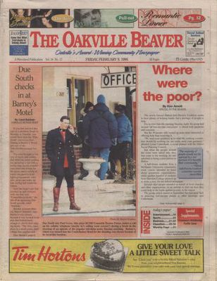 Oakville Beaver, 9 Feb 1996