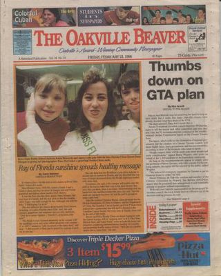 Oakville Beaver, 23 Feb 1996