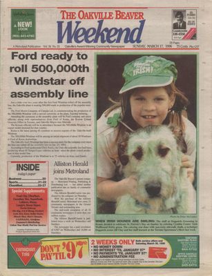 Oakville Beaver, 17 Mar 1996