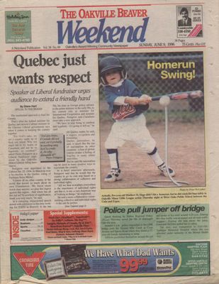 Oakville Beaver, 9 Jun 1996