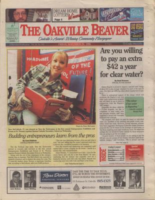 Oakville Beaver, 29 Nov 1996