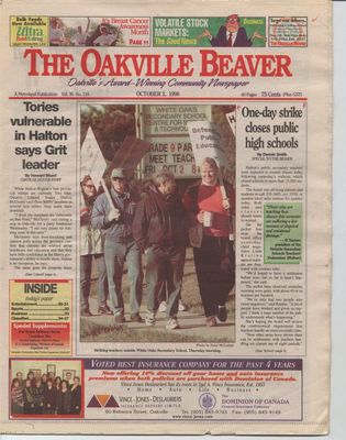 Oakville Beaver, 2 Oct 1998